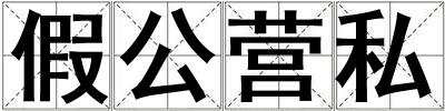 假公營私