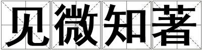 見微知著