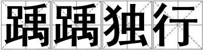 踽踽獨(dú)行
