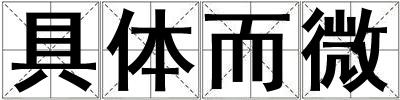 具體而微