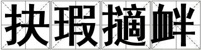抉瑕擿釁