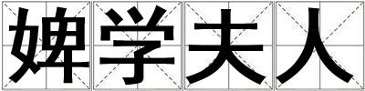 婢學(xué)夫人