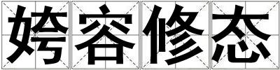 姱容修態