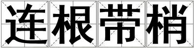 連根帶梢