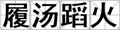 履湯蹈火