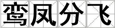 鸞鳳分飛