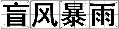 盲風(fēng)暴雨
