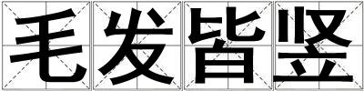 毛發(fā)皆豎