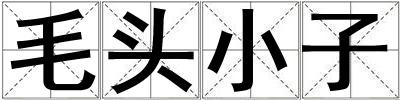 毛頭小子