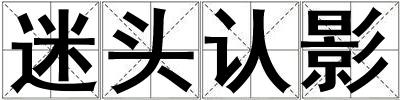 迷頭認影