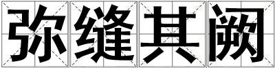 彌縫其闕