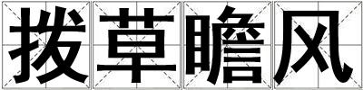撥草瞻風(fēng)
