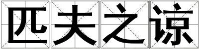 匹夫之諒