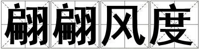 翩翩風(fēng)度