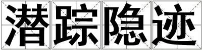 潛蹤隱跡