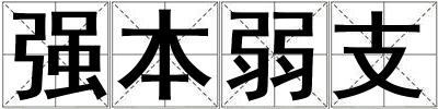 強(qiáng)本弱支