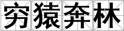 窮猿奔林