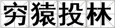 窮猿投林