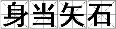 身當矢石