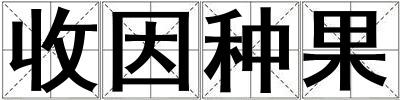 收因種果