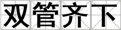 雙管齊下