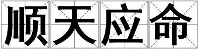順天應(yīng)命