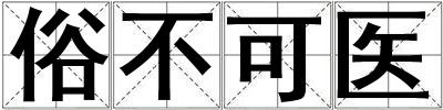 俗不可醫