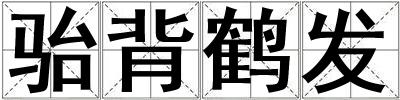 駘背鶴發(fā)