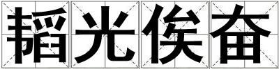 韜光俟奮
