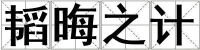 韜晦之計