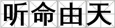 聽命由天