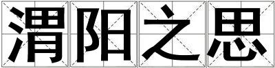 渭陽之思
