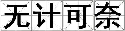 無計可奈