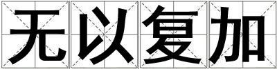 無以復加