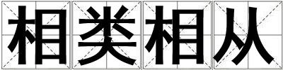 相類相從