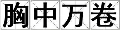 胸中萬卷