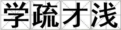 學(xué)疏才淺