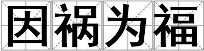 因禍為福