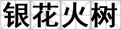銀花火樹