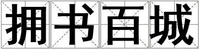 擁書百城