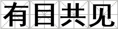 有目共見