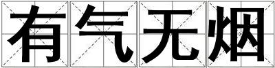 有氣無煙