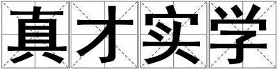 真才實學