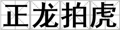 正龍拍虎