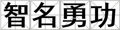 智名勇功