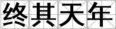 終其天年
