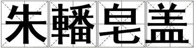 朱轓皂蓋