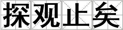 探觀止矣