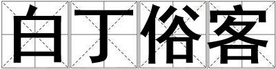 白丁俗客