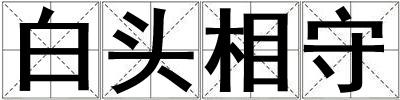 白頭相守